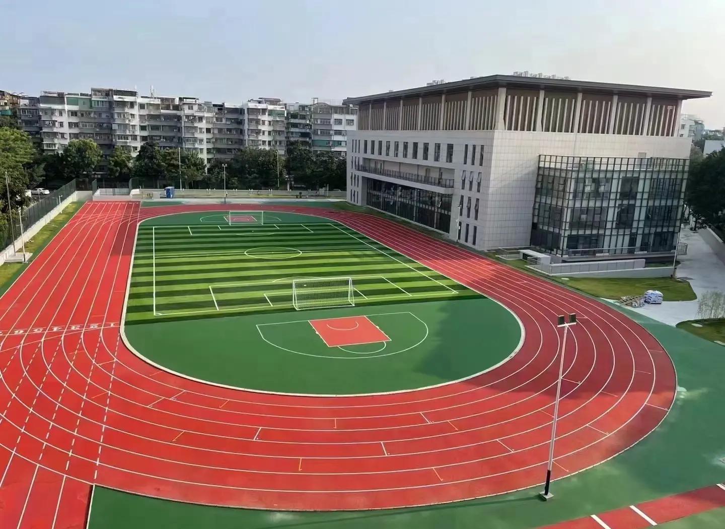 那曲地区学校塑胶跑道塑胶篮球场 - 厂家